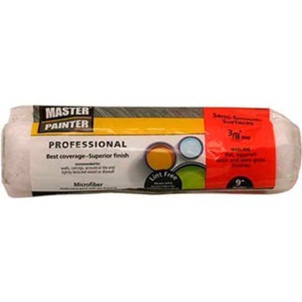 General Paint Master Painter 9" Professional Roller Cover, 3/8" Nap, Woven, Semi Smooth - 149291
